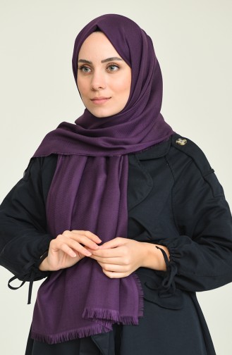 Eggplant Color Shawl 2021-02