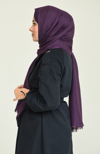 Eggplant Color Shawl 2021-02
