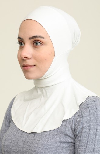 Sefamerve Hijab Bonnet 06 white 06