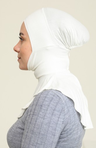 Sefamerve Hijab Bonnet 06 white 06