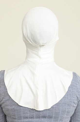 Sefamerve Hijab Bonnet 06 white 06