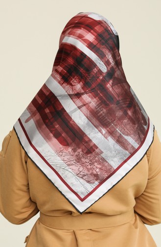 Claret red Hoofddoek 4133-07