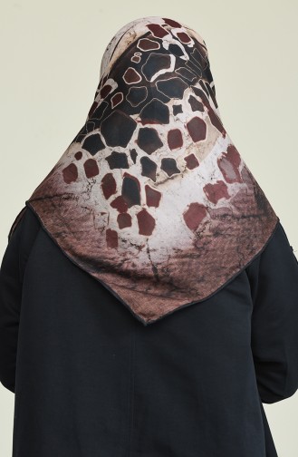 Echarpe Couleur Brun 7152-01