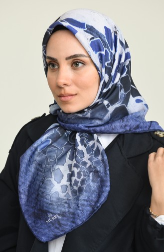 Navy Blue Scarf 7152-15