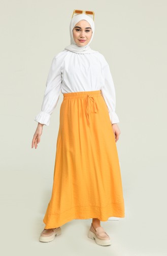 Light Mustard Skirt 1752-06