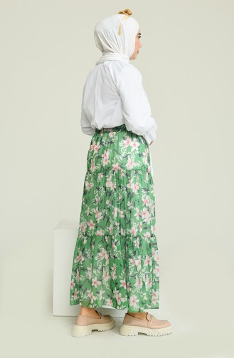 Green Skirt 1201C-01