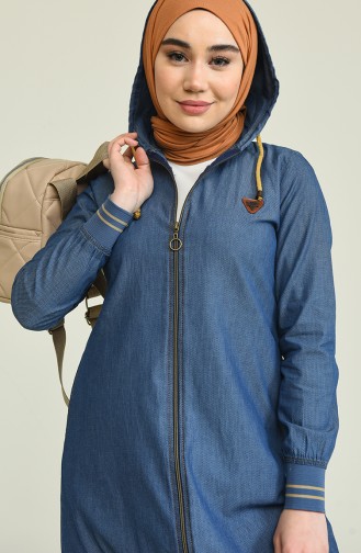Ensemble Bleu Jean Foncé 10400.Koyu Kot