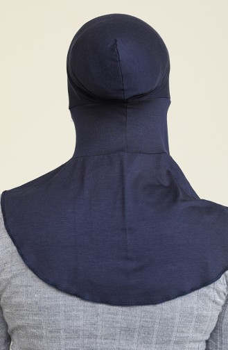 Bonnet Hijab Sans Couture 08 Bleu Marine 08