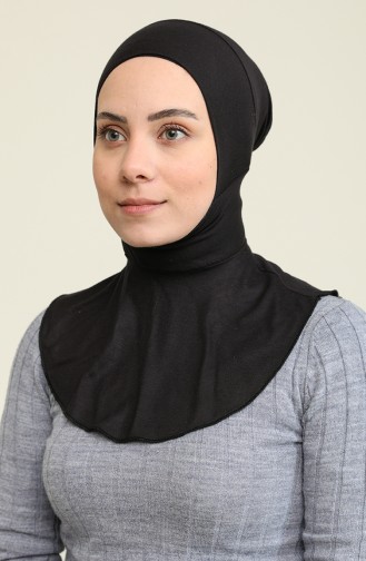 Sefamerve Big Size Hijab Bone 06 Black 06