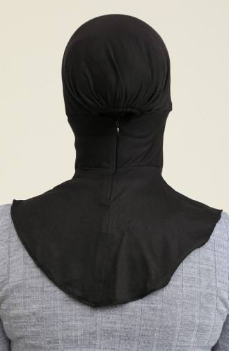 Sefamerve Bonnet Islamique Grande Taille 06 Noir 06