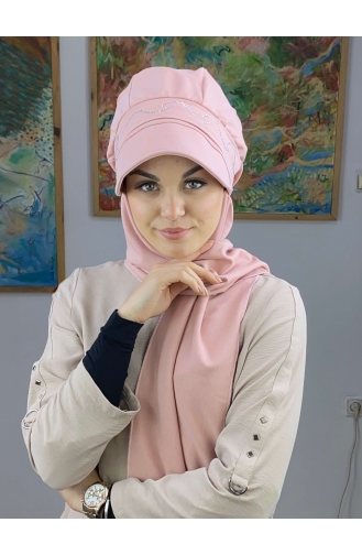 Light Pink Ready to wear Turban 25BST060322-03