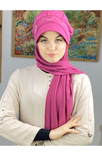 Fuchsia Ready to Wear Turban 25BST060322-04