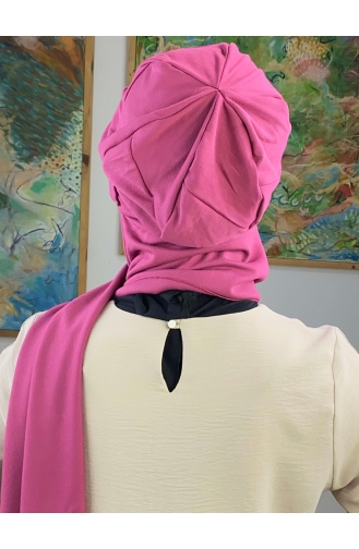 Fuchsia Ready to wear Turban 25BST060322-04