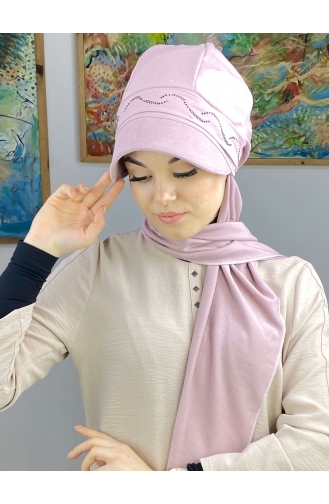 Light Lilac Ready to Wear Turban 25BST060322-06