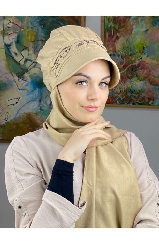 Sand Braun Praktischer Turban 15BST060322-02