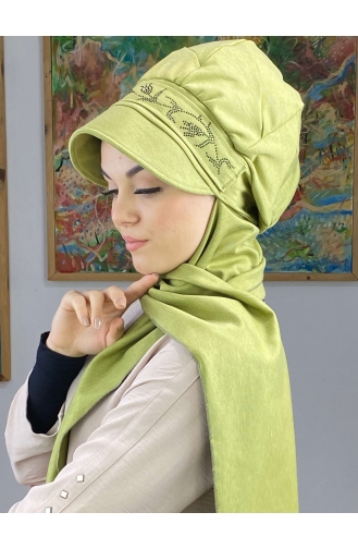 Pastel Green Ready to Wear Turban 15BST060322-03