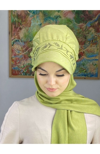 Pastel Green Ready to Wear Turban 15BST060322-03