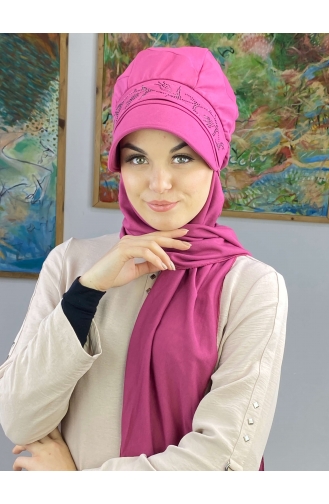 Fuchsia Ready to Wear Turban 15BST060322-04