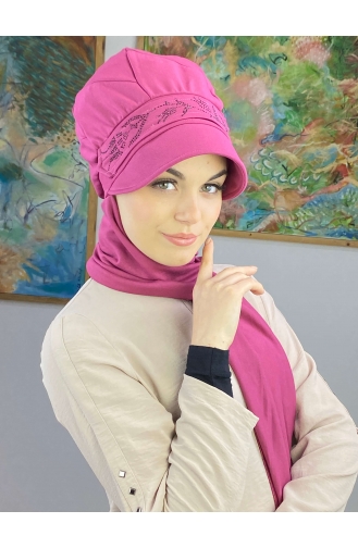 Fuchsia Ready to Wear Turban 15BST060322-04