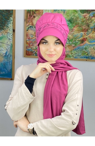 Fuchsia Ready to Wear Turban 15BST060322-04