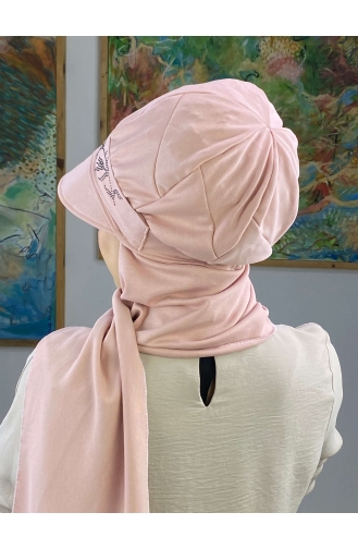 Light Pink Ready to wear Turban 15BST060322-08