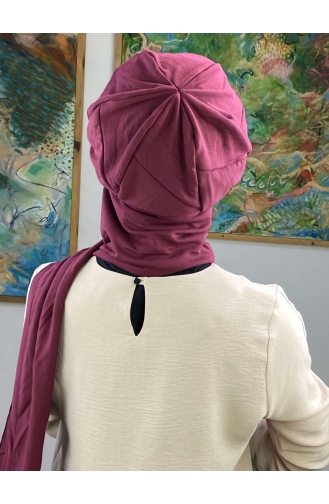 Dark Damsons Ready to wear Turban 15BST060322-09