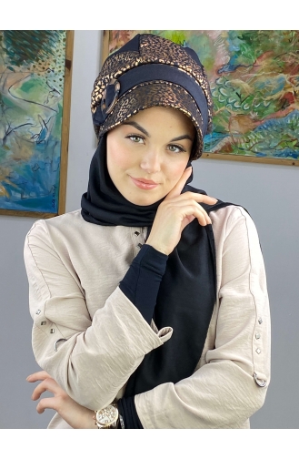 Turban Pret-a-Porter Couleur cuivre 36BST060322-01