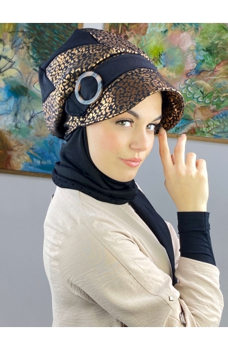 Turban Pret-a-Porter Couleur cuivre 36BST060322-01