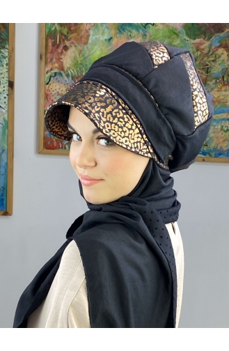 Turban Pret-a-Porter Couleur cuivre 37BST060322-01