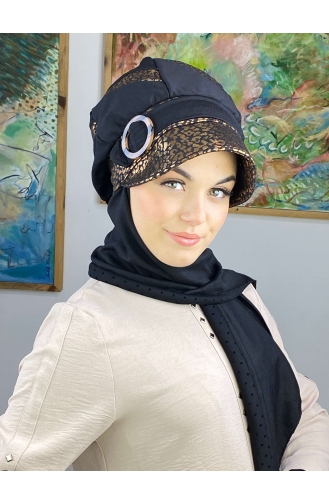 Turban Pret-a-Porter Couleur cuivre 37BST060322-01