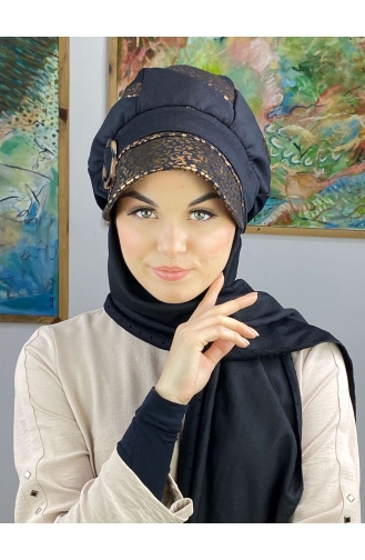 Turban Pret-a-Porter Couleur cuivre 37BST060322-01