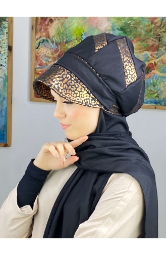 Turban Pret-a-Porter Couleur cuivre 37BST060322-01