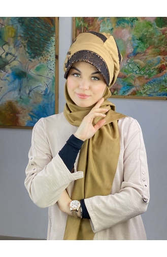 Kupferfarbe Praktischer Turban 37BST060322-02