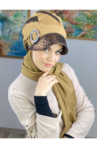 Turban Pret-a-Porter Couleur cuivre 37BST060322-02