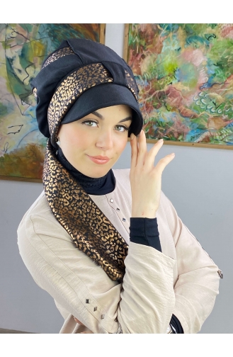 Turban Pret-a-Porter Couleur cuivre 38BST060322-02