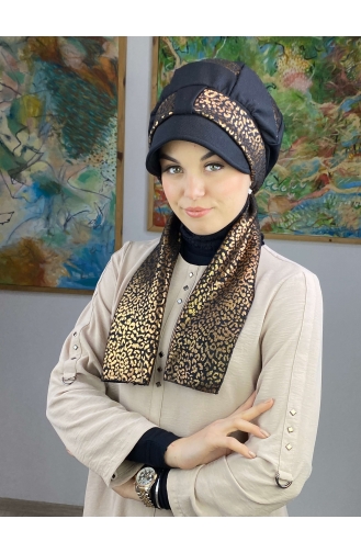 Kupferfarbe Praktischer Turban 38BST060322-02