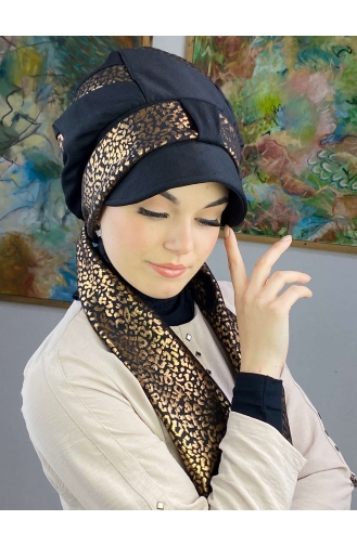 Turban Pret-a-Porter Couleur cuivre 38BST060322-02