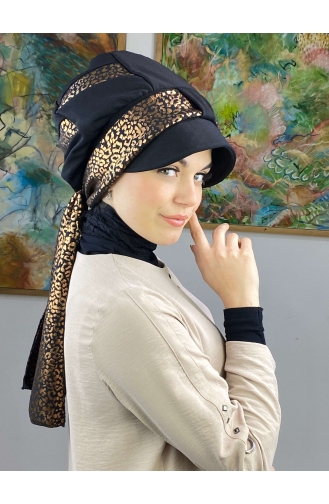 Kupferfarbe Praktischer Turban 38BST060322-02