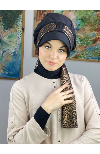 Kupferfarbe Praktischer Turban 38BST060322-02