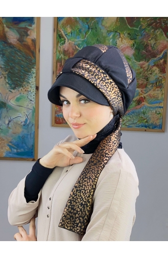 Turban Pret-a-Porter Couleur cuivre 38BST060322-02