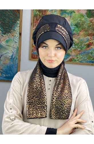 Kupferfarbe Praktischer Turban 38BST060322-02