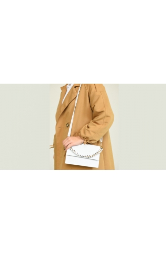 White Shoulder Bag 3544-09