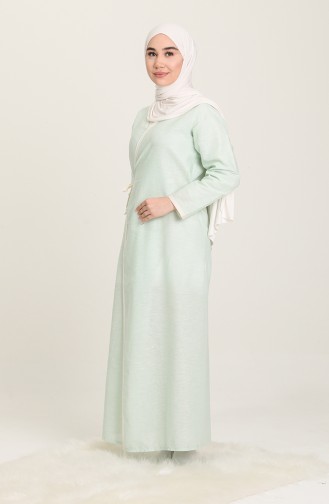 Mint Green Prayer Dress 7035-01