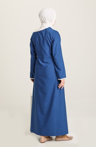 Dark Saxe Prayer Dress 7035-01