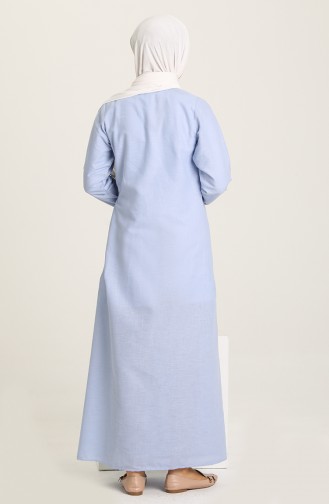 Sky Blue Praying Dress 7035-03