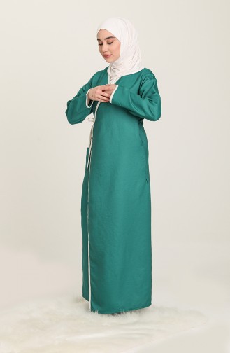 Robe de Prière Vert emeraude 7077-01