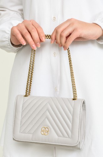 Light Gray Shoulder Bags 3622-228