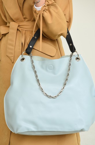 Light Blue Shoulder Bags 162-888