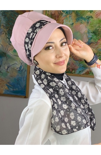 Hellrosa Praktischer Turban 52BST060322-10