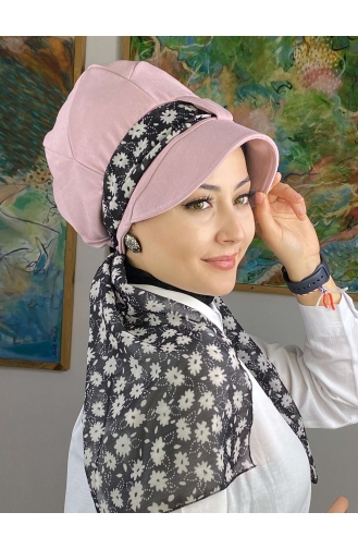 Hellrosa Praktischer Turban 52BST060322-10